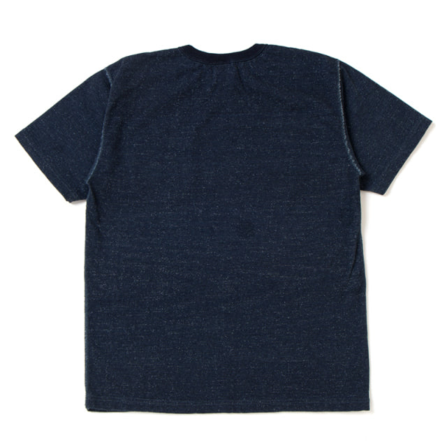吊り編みインディゴTシャツ 【8001】
