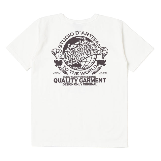 吊り編みプリントTシャツ【8062A】