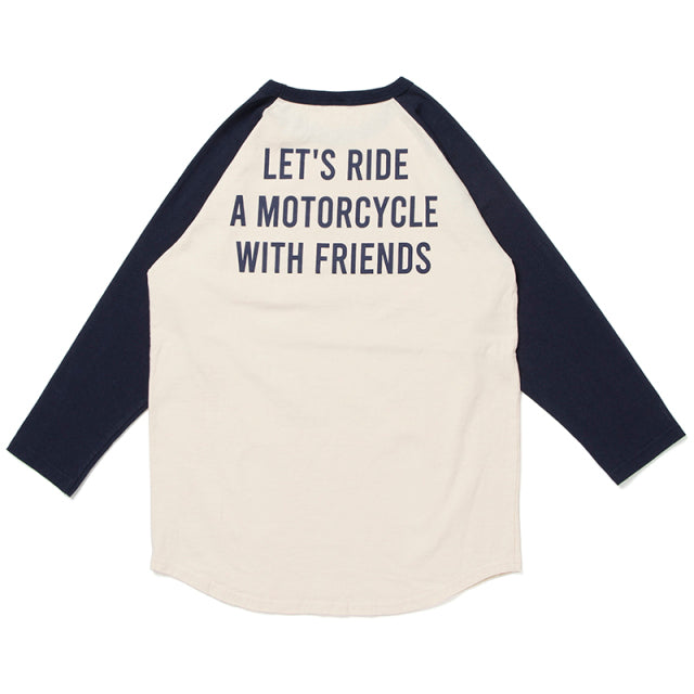 ラグラン7分袖Tシャツ【8098A】