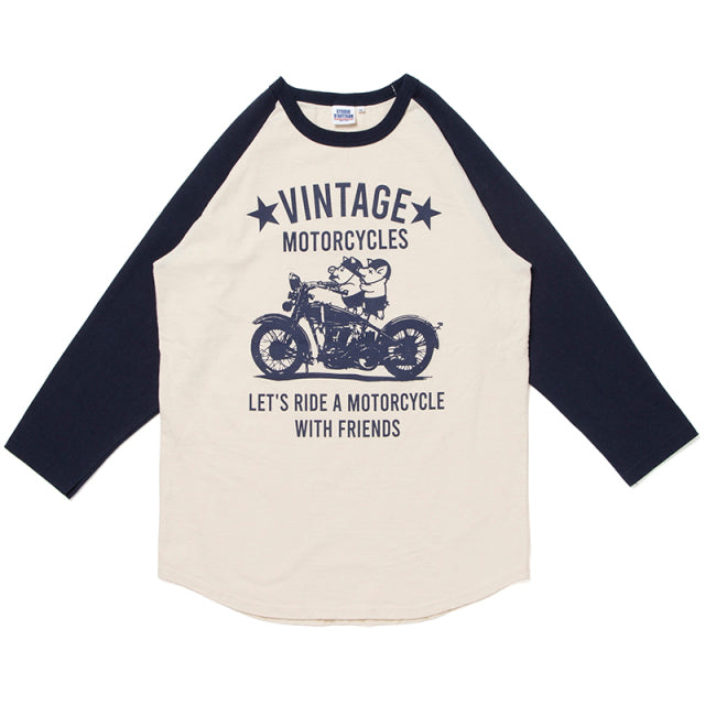ラグラン7分袖Tシャツ【8098A】