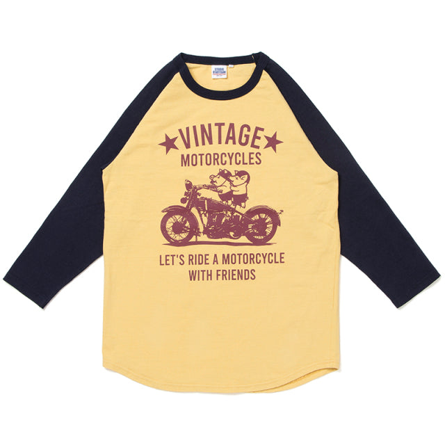 ラグラン7分袖Tシャツ【8098A】