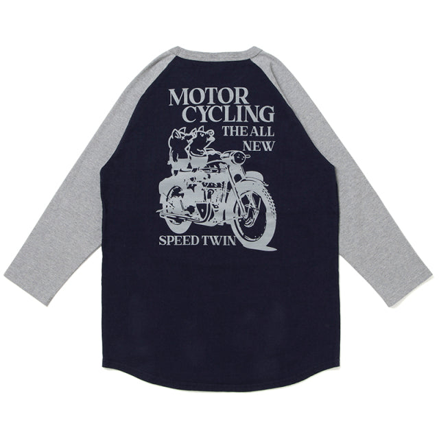 ラグラン7分袖Tシャツ【8098B】