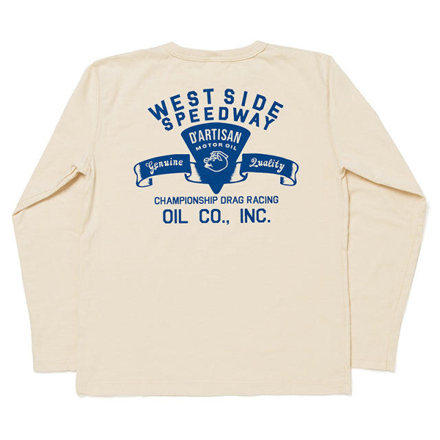 プリント長袖Tシャツ【8129B】