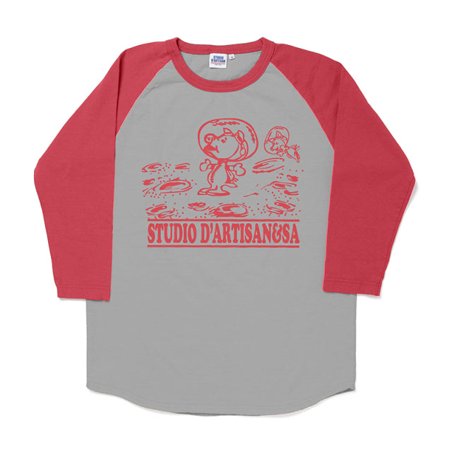 ラグラン7分袖Tシャツ【8138B】