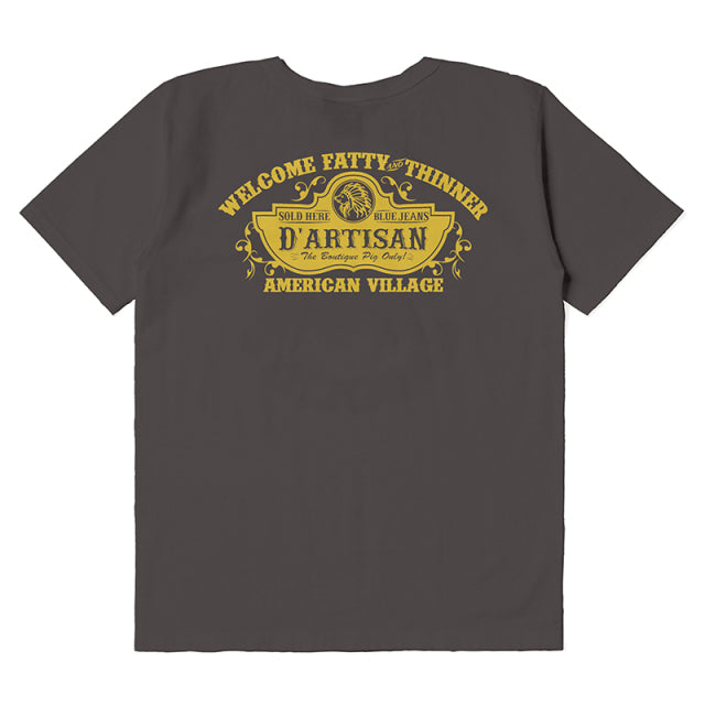 吊り編みプリントTシャツ【8141B】