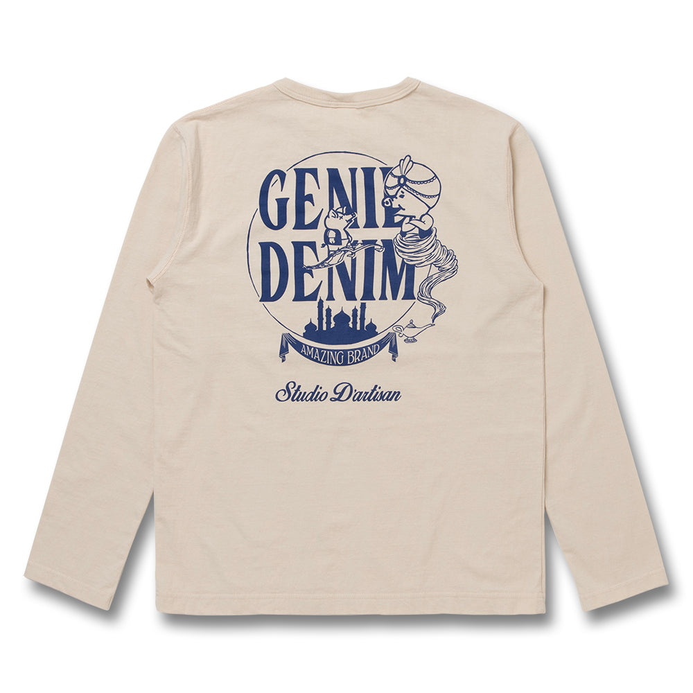 プリント長袖Tシャツ【8195A】
