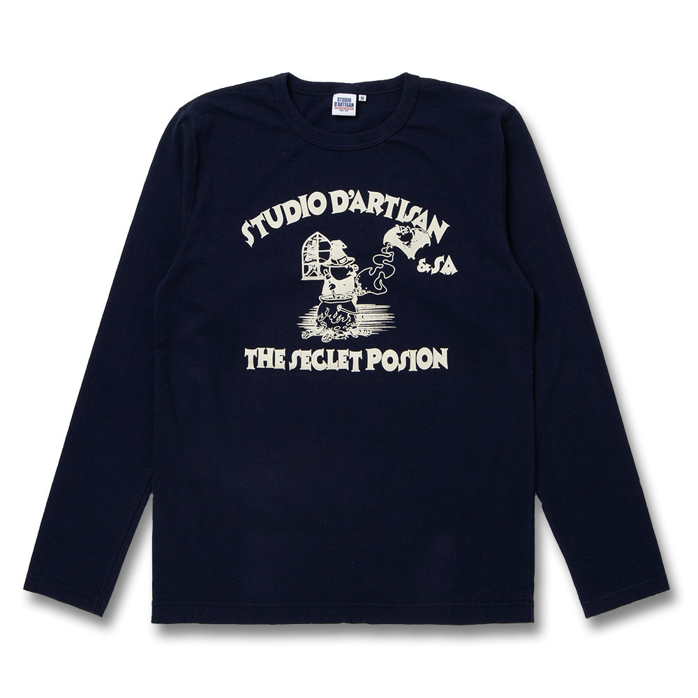プリント長袖Tシャツ【8195B】