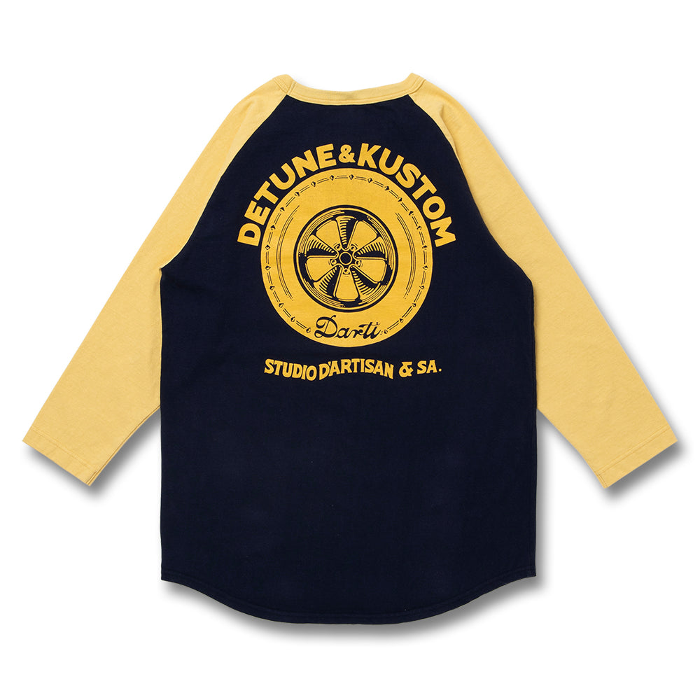 ラグラン7分袖Tシャツ【8196B】