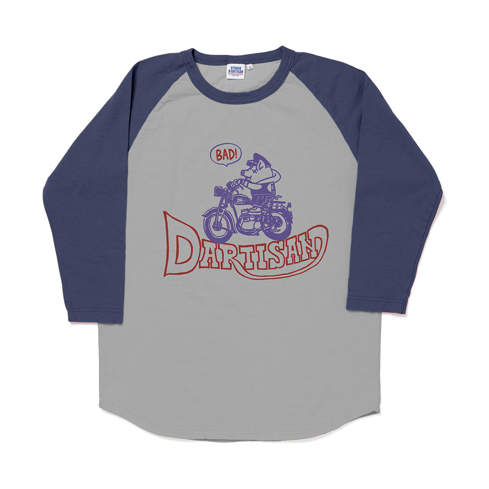 ラグラン7分袖Tシャツ【8206A】