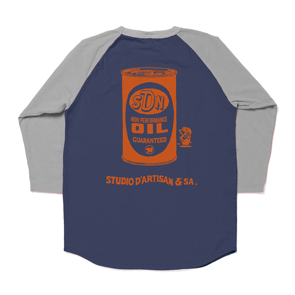 ラグラン7分袖Tシャツ【8206B】