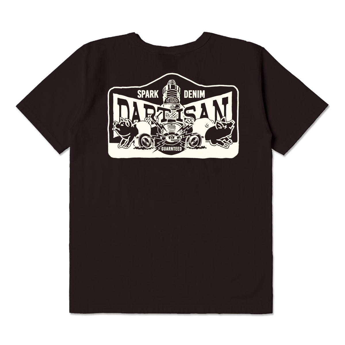 吊り編みプリントTシャツ【8231A】
