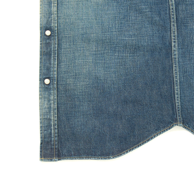 USEDクレイジーデニムシャツ【D5704】