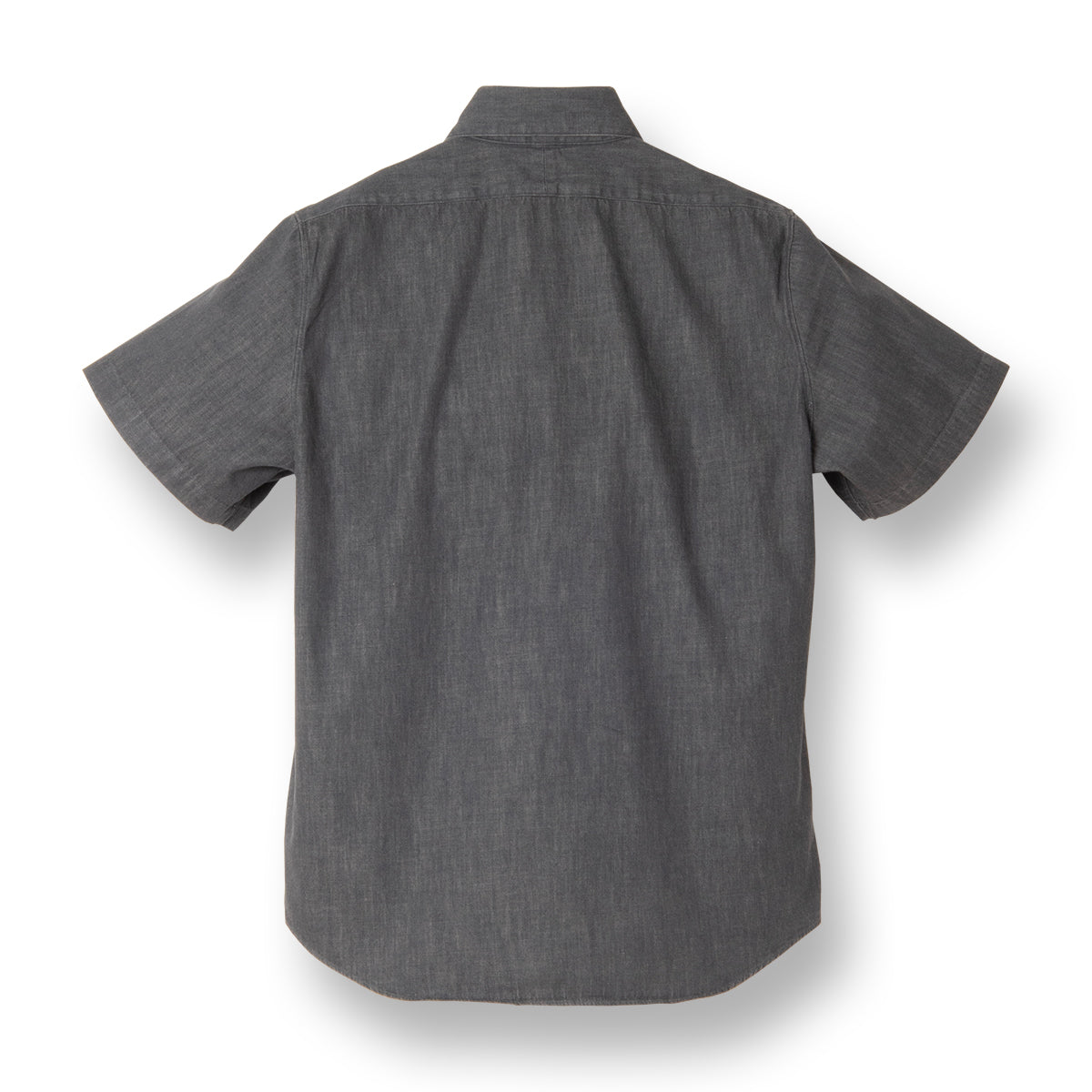 Denim Windsor Collar Short Sleeve Shirt【OR-5109S】