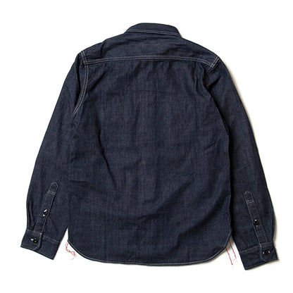 デニム長袖ワークシャツ【5333B】