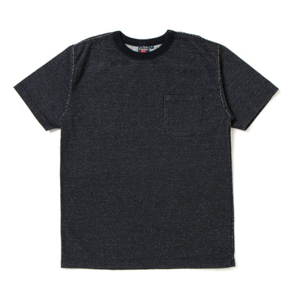 吊り編みインディゴTシャツ 【8001】