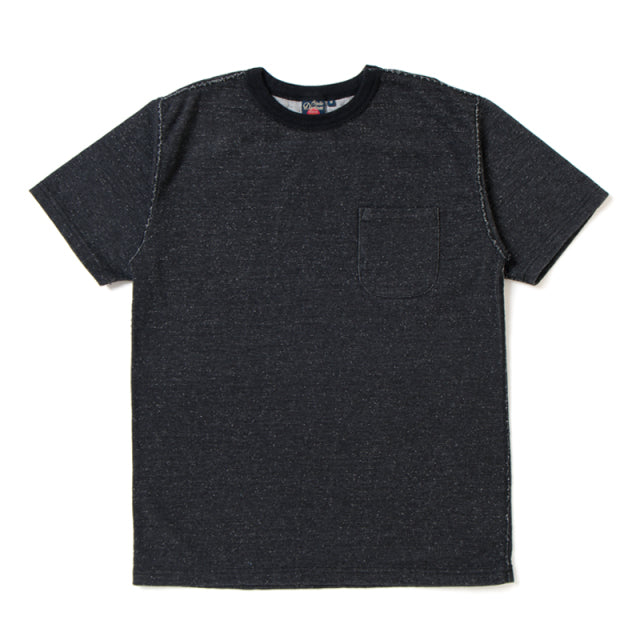 吊り編みインディゴTシャツ 【8001】