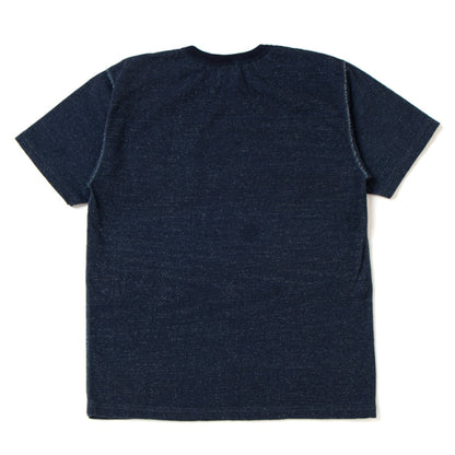 吊り編みインディゴTシャツ 【8001】