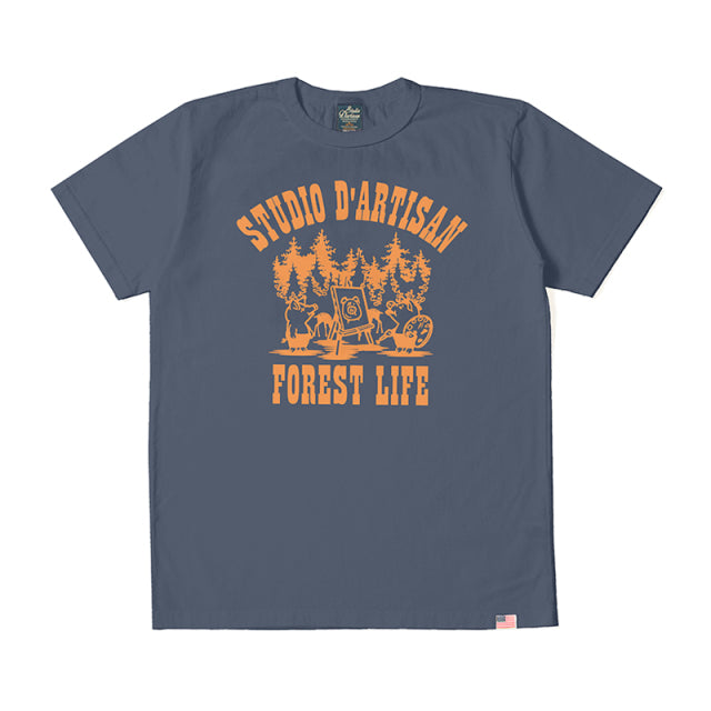 USAコットンプリントTシャツ【8066B】