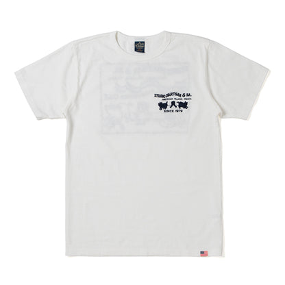 USAコットン刺繍Tシャツ【8096】