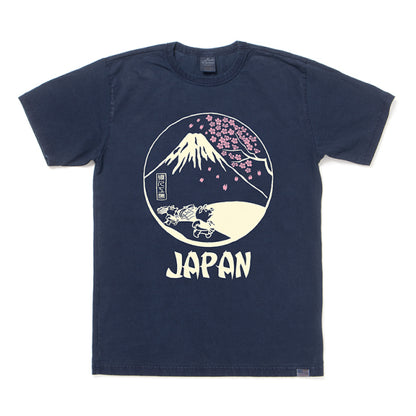 USAコットンインディゴＴシャツ【8097A】