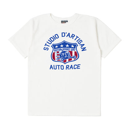 吊り編みプリントTシャツ【8103A】