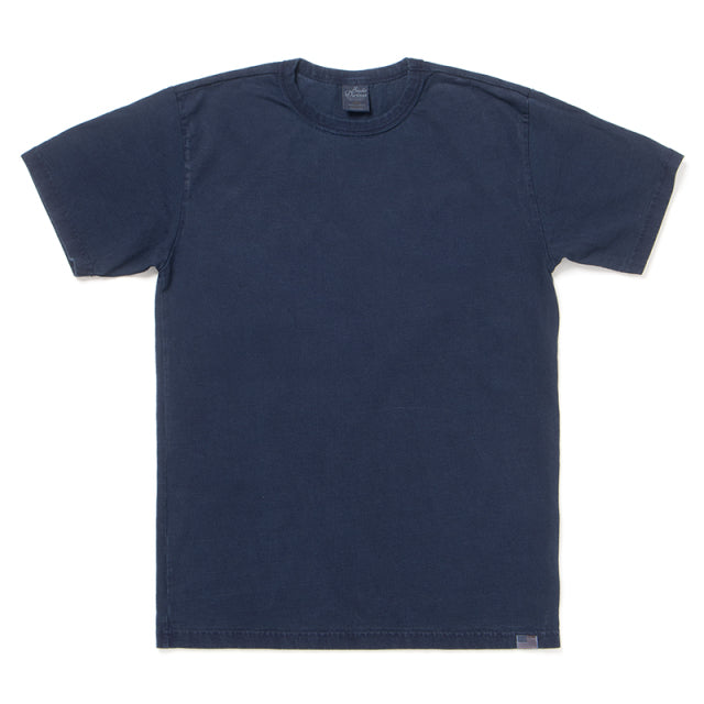 USAコットンインディゴTシャツ(プリント無し)【8136B】