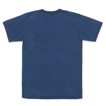 USAコットンインディゴTシャツ(プリント無し)【8136B】
