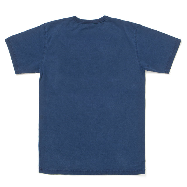 USAコットンインディゴTシャツ(プリント無し)【8136B】