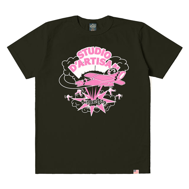USAコットンプリントTシャツ【8148A】