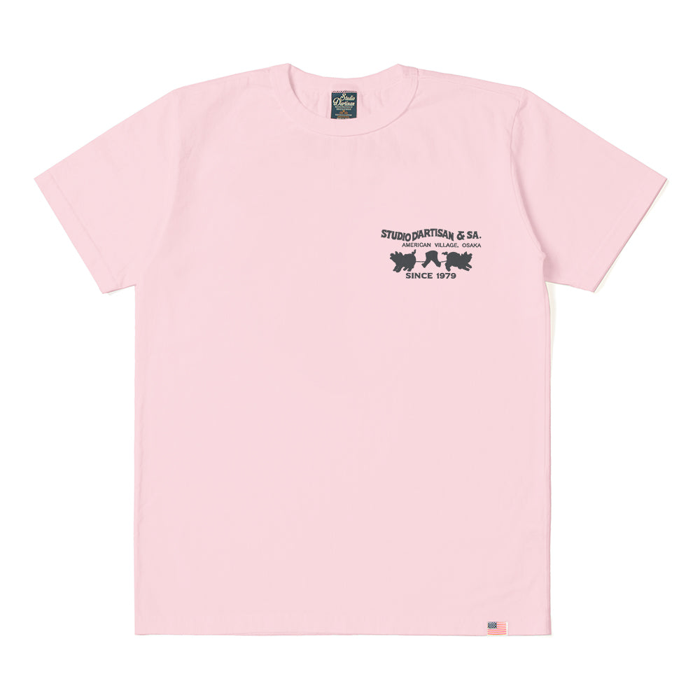 USAコットン定番プリントTシャツ【8153】