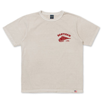 USAコットンピグメントダイTシャツ【8163B】