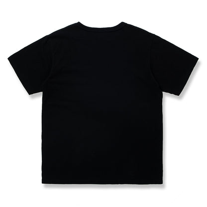 黒紋付染めTシャツ【8169】
