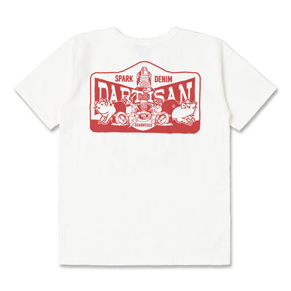 吊り編みプリントTシャツ【8231A】