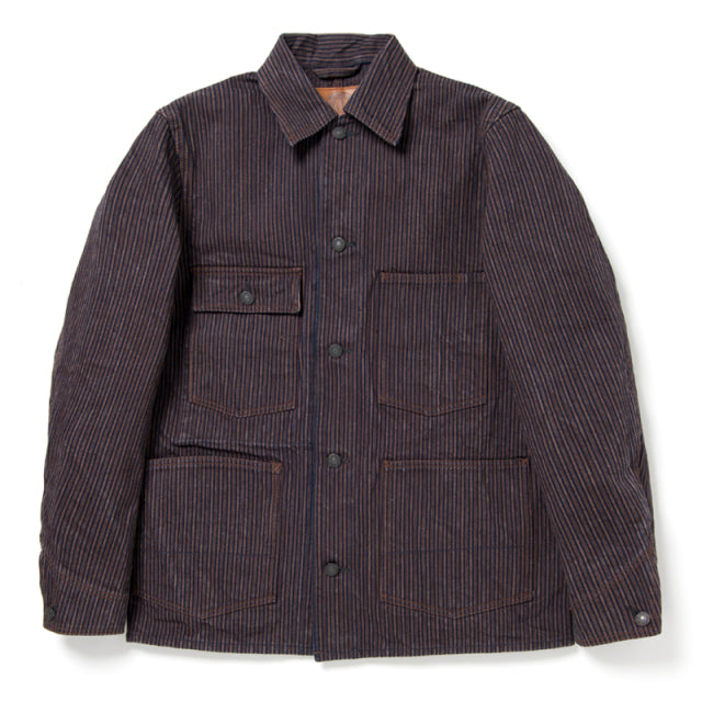 KAKISHIBU DENIM HICKORY カバーオール【D4522】