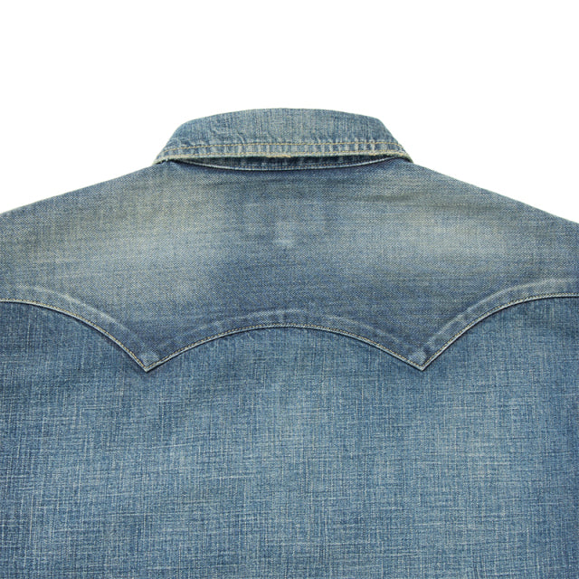 USEDクレイジーデニムシャツ【D5704】