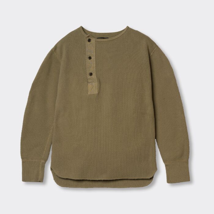 Thermal Henry Neck shirt【OR-9101】